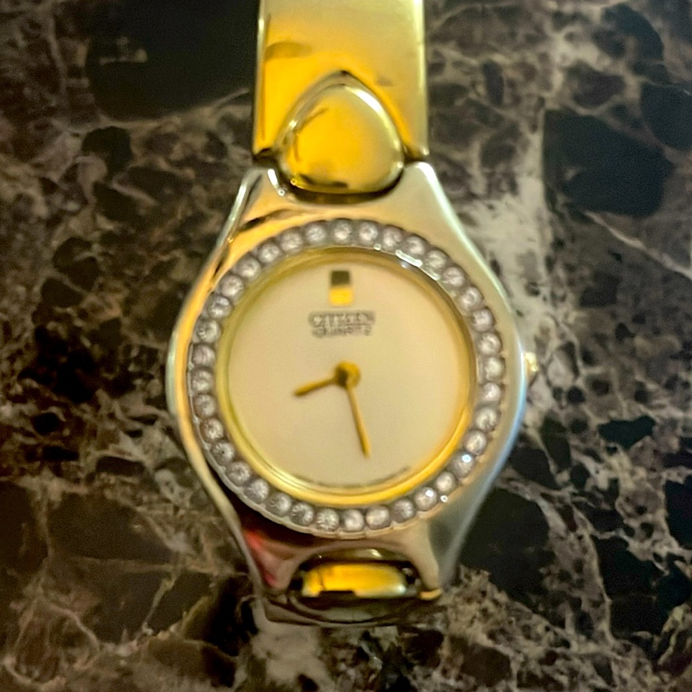 Citizen Gold Dial Gold-tone SS Women's Watch